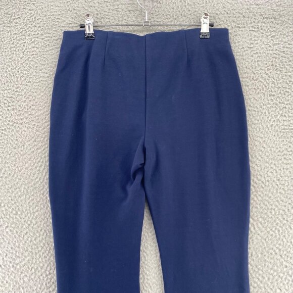 Chicos Pants Womens 0 US 4 Juliet Navy Ankle Ponte Stretch Pull On Everyday Work - Picture 4 of 12